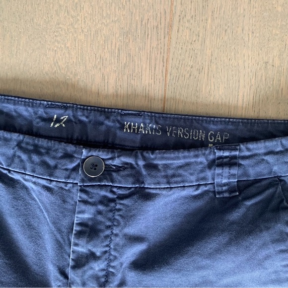 Gap Military Blue Vintage Rolled Khakis - Picture 4 of 10